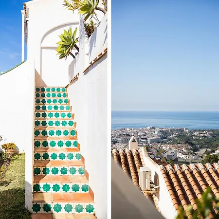 With Sea Views, Terrace & Pool, Appartement Nerja