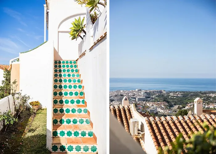 With Sea Views, Terrace & Pool, Apartment Nerja